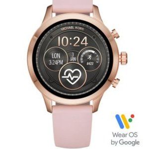 MK Unisex Runway watch with Pink Silicone Strap